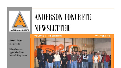 Anderson Concrete Newsletter