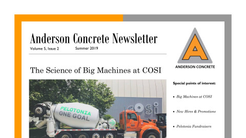 Anderson Concrete Newsletter