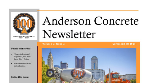 Anderson Concrete Newsletter