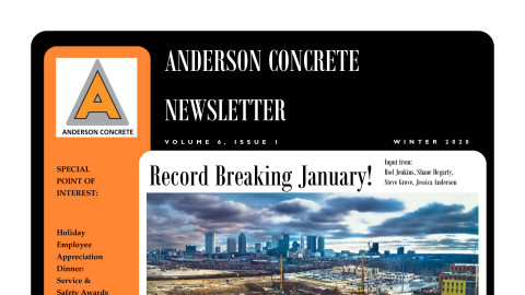 Anderson Concrete Newsletter