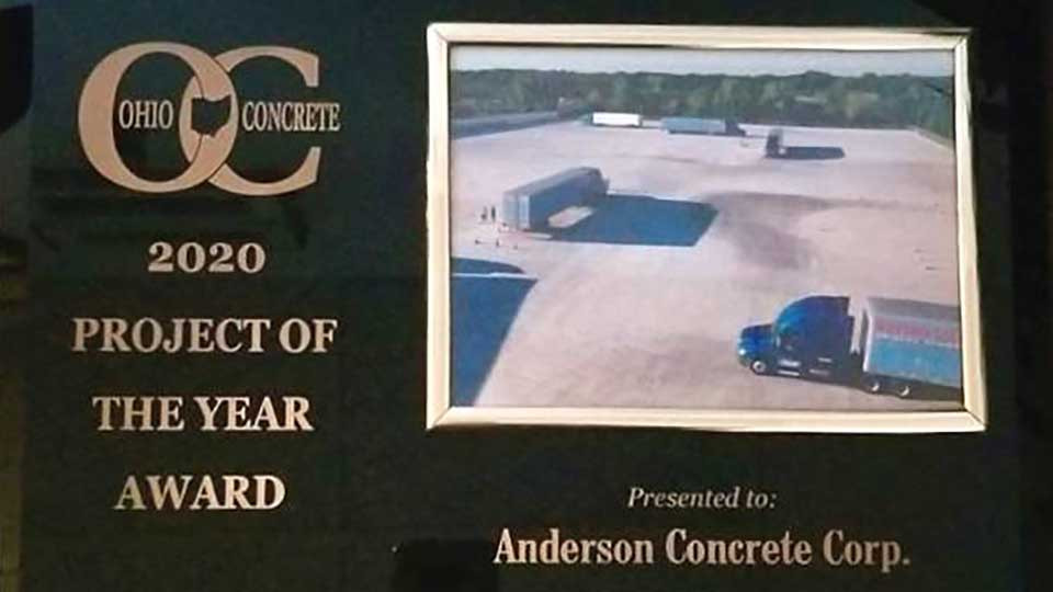 2020 Ohio Concrete Project of the Year
